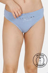Zivame Low Rise Zero Coverage Thong - Blue Heron — thumbnail 1